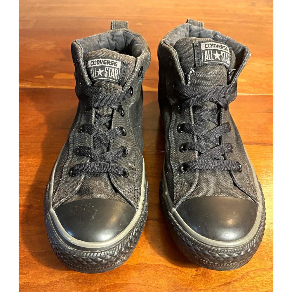 Converse All Star Men's High Top Canvas Sneakers Black Lace-Up US 9